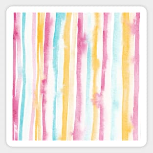 Tropical Stripes Pattern | Summer | Island Paradise | Pastel Magnet